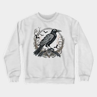 Witch's crow Edgar Crewneck Sweatshirt